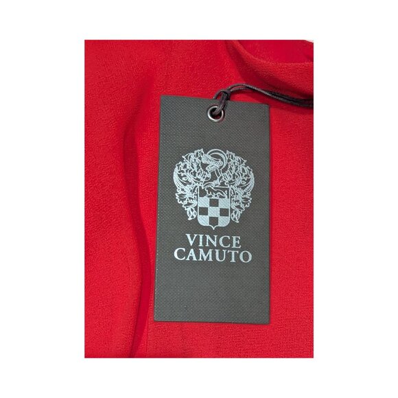 Vince Camuto Red Twist Front A-Line Cocktail Dress Size 2 NWT - Picture 5 of 6